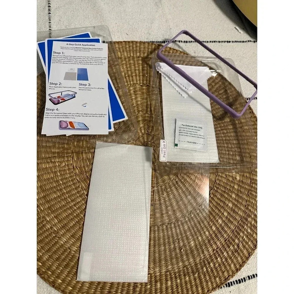 iPhone 13 Pro Max & iPhone 14 Pro Max / Plus (2) Screen Protectors - Picture 1 of 7